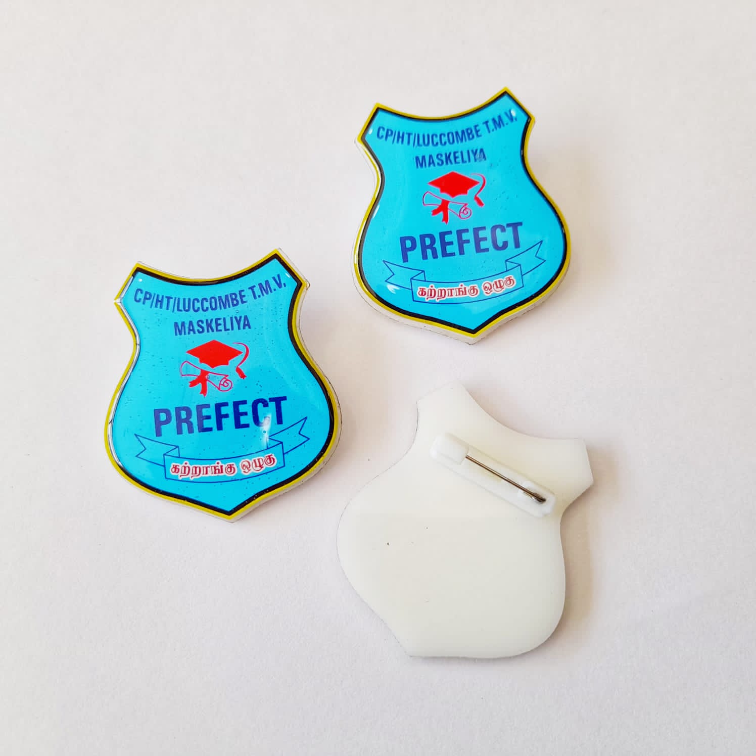 SCHOOL PLASTIC BADGES - 16